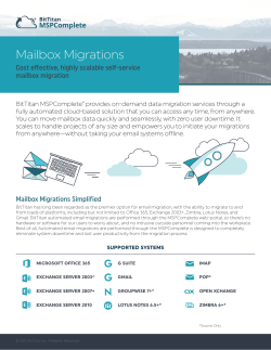 Mailbox Migrations