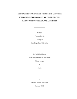 a comparative analysis of the musical activities within three german