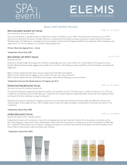Elemis ANTI-AGING FACIALS