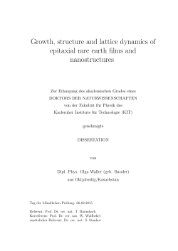 Growth, structure and lattice dynamics of epitaxial rare earth