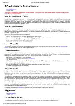 ISPmail tutorial for Debian Squeeze Big picture