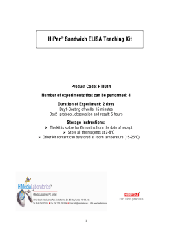 HiPer&reg; Sandwich ELISA Teaching Kit