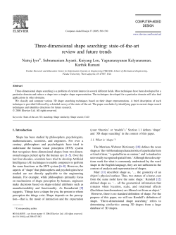 Three-dimensional shape searching: state-of-the