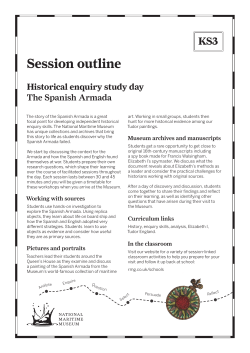 KS3 Session outline: Historical enquiry study day
