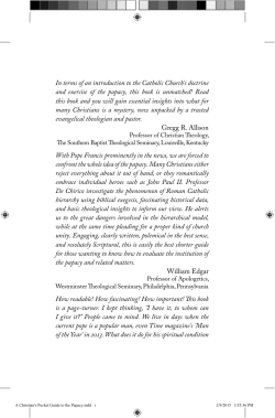 A Christian`s Pocket Guide to the Papacy.indd