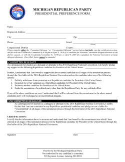 MICHIGAN REPUBLICAN PARTY