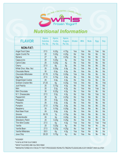Nutritional Information