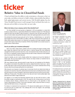 Relative Value in Closed-End Funds