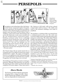 persepolis - Astarte Resources