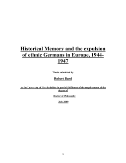 after the holocaust: revenge and retribution, the forgotten millions