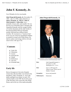 John F. Kennedy, Jr.