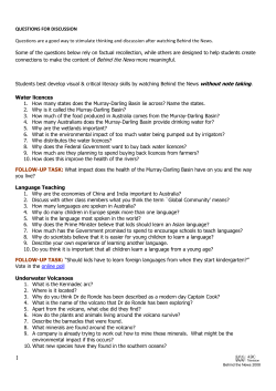 QUESTIONS FOR DISCUSSION Questions are a good way to