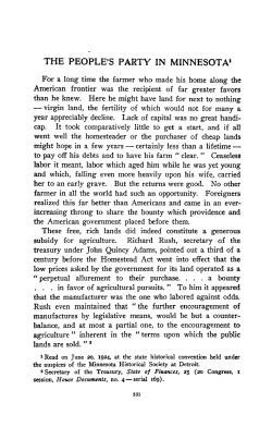 The People`s Party in Minnesota. - Collections