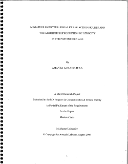 MINIATURE MONSTERS: SERIAL KILLER ACTION FIGURES AND