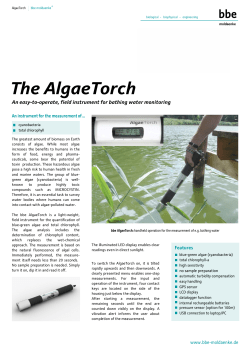 bbe AlgaeTorch - Thermo Fisher Scientific