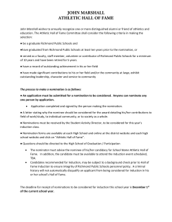 john marshall athletic hall of fame