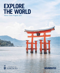 Explore the World: Alumni Travel Program