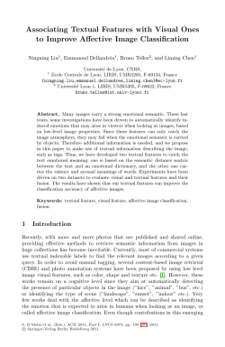 LNCS 6974 - Associating Textual Features with Visual Ones to