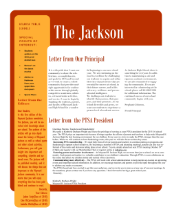 Letter from Our Principal