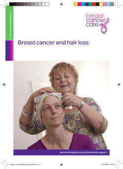 Breast cancer and hair loss