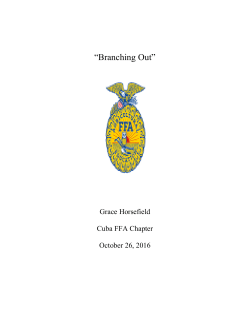2016 FFA Winning Speech