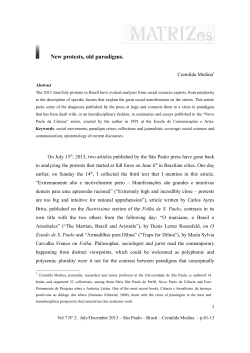 New protests, old paradigms.