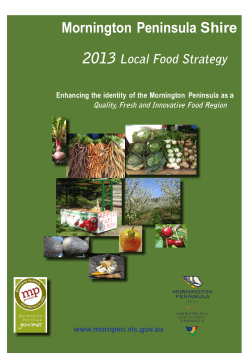 local food copy.indd - Mornington Peninsula Shire