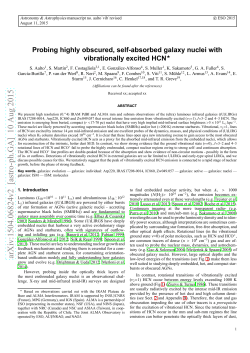 Probing highly obscured, self-absorbed galaxy nuclei with