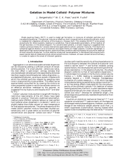 Gelation in Model Colloid-Polymer Mixtures