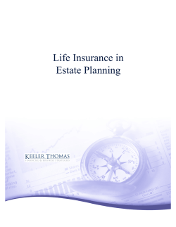 Life Insurance in Estate Planning