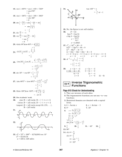 Alg II solutions manual pg. 270 and on