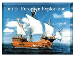 Unit 3: European Exploration