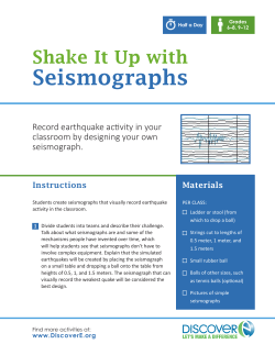 Seismographs