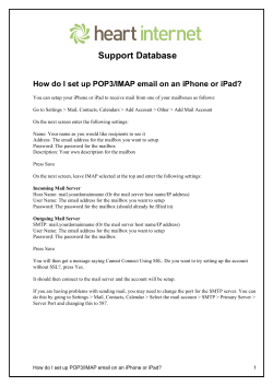 Heart Internet Support Question