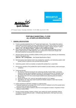 portable basketball floor all-starplus specification