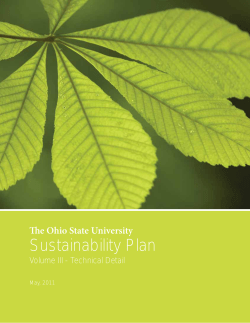 Ohio State University Sustainability Plan