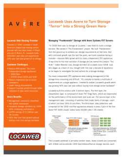 Locaweb Uses Avere to Turn Storage "Terror" Into a Strong Green