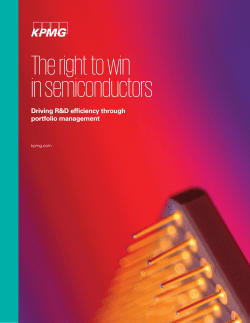 The right to win in semiconductors