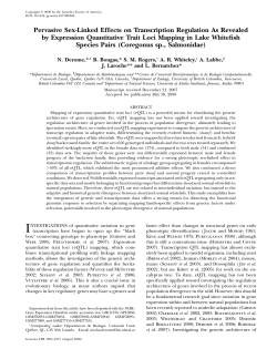 Pervasive Sex-Linked Effects on Transcription Regulation As