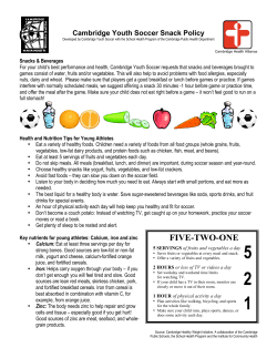 FIVE-TWO-ONE - Cambridge Youth Soccer