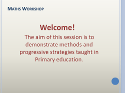 Maths Workshop - Khalsa Primary School