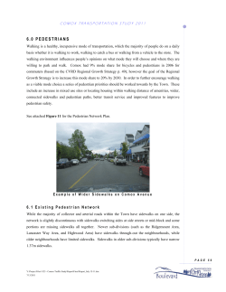 Pedestrian Network Plan