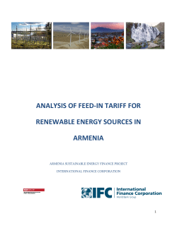 analysis of feed-in tariff for renewable energy sources in