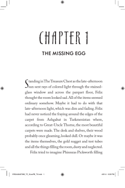 Read Excerpt - The Treasure Chest series