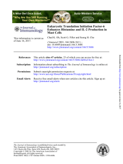 Mast Cells Enhances Histamine and IL