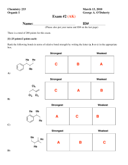 Exam 2 Key