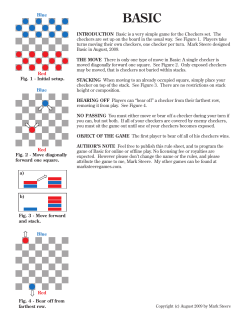 INTRODUCTION Basic is a very simple game for the