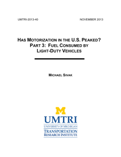 part 3: fuel consumed by light-duty vehicles