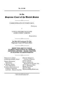 Brief amicus curiae of Florida Association of Criminal