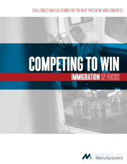 immigration - National Association of Manufacturers